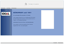 Tablet Screenshot of bueroprofi.de